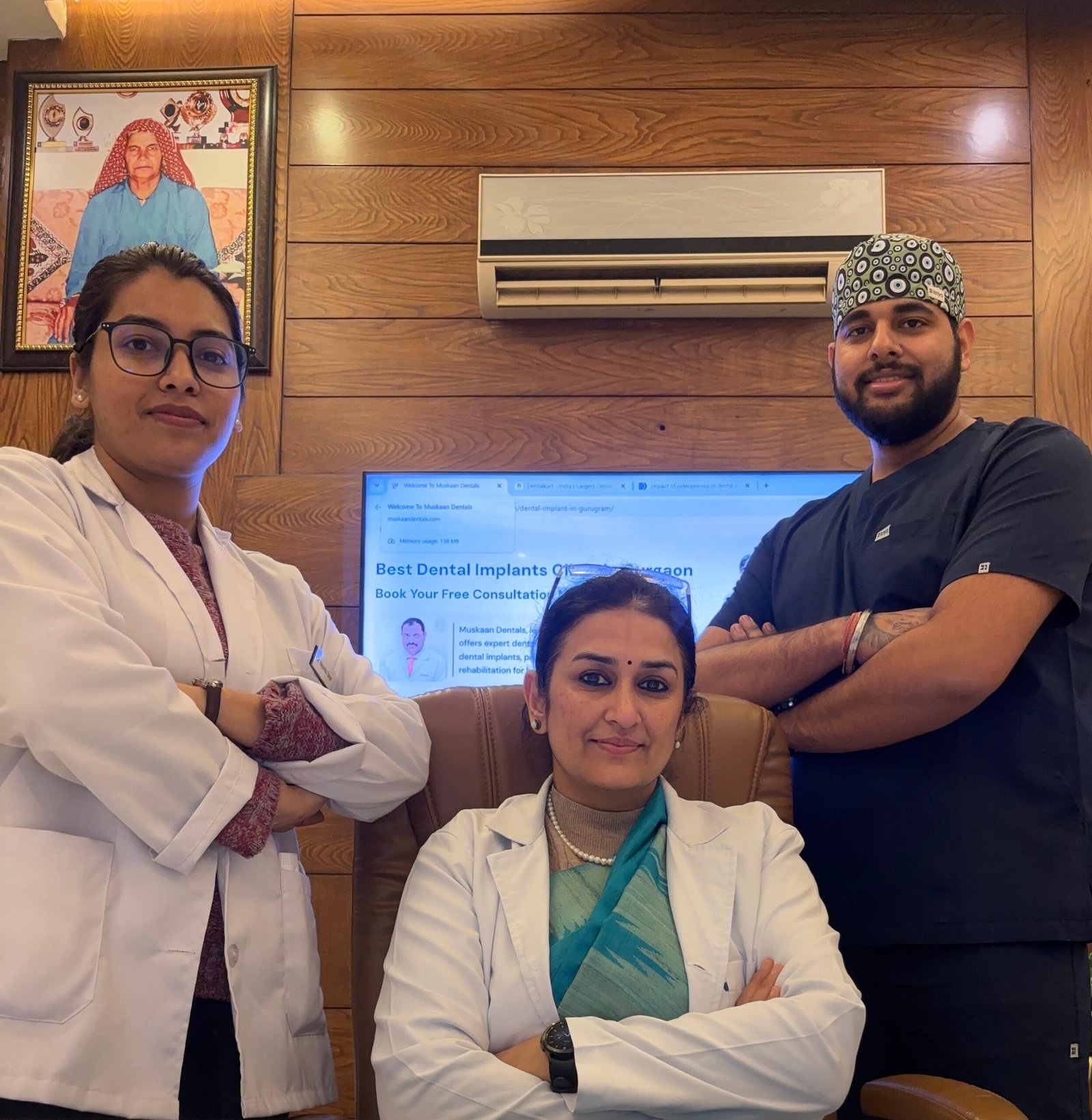 Tooth replacement options in Gurgaon — implants bridges dentures compared at Muskaan Dentals
